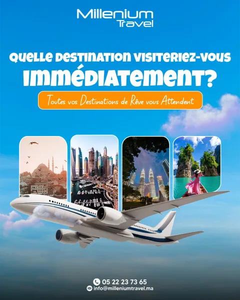 Millenium Travel — visuel réseaux sociaux 9
