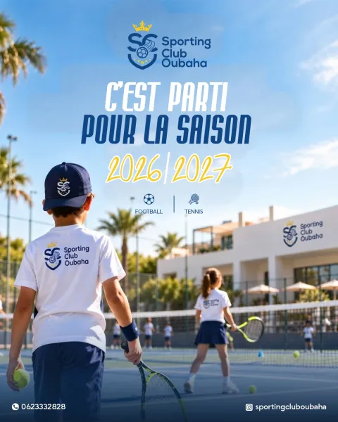 Sporting Club Oubaha — visuel réseaux sociaux 11