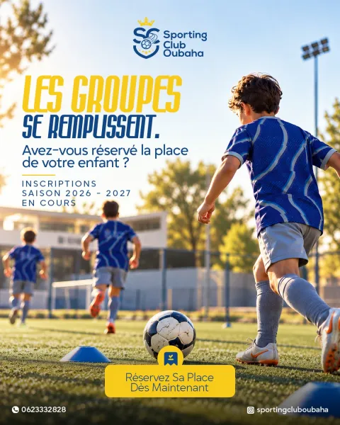 Sporting Club Oubaha — visuel réseaux sociaux 15