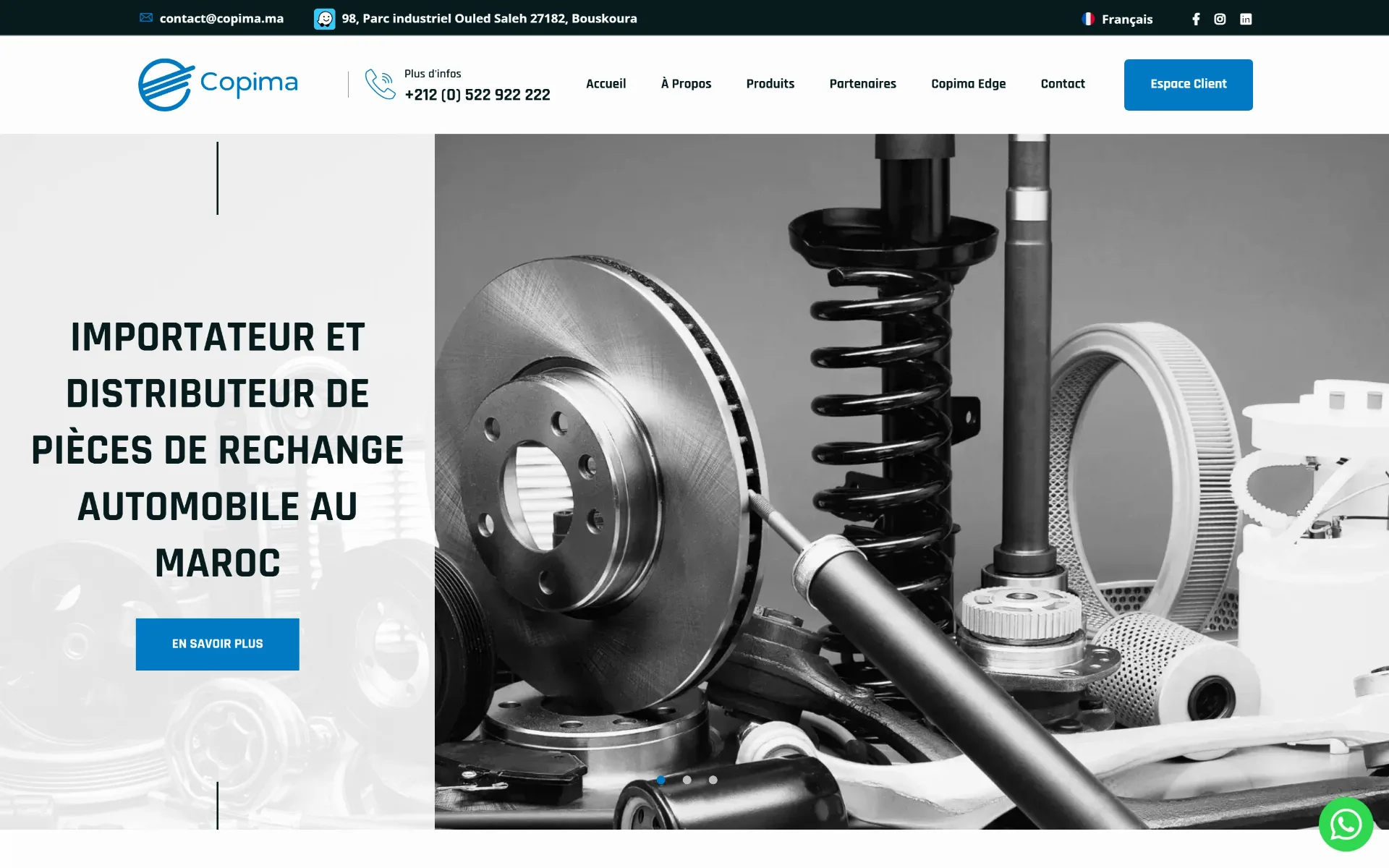 Copima — Ouvrir un catalogue de pièces automobiles aux professionnels sans exposer les tarifs